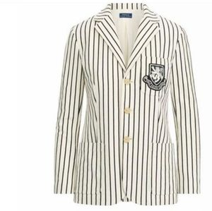 🔥SALE🔥Polo Ralph Lauren Striped Crest Blazer
